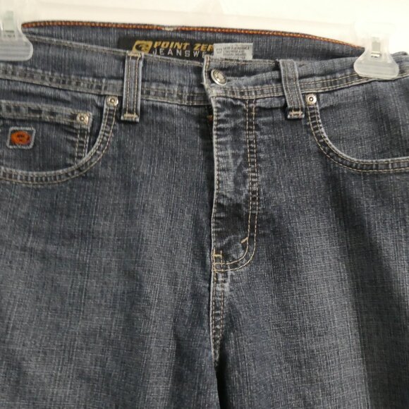 POINT ZERO JEANSWEAR | size 32 | Blue Denim Jeans | Made In Canada - Picture 4 of 16
